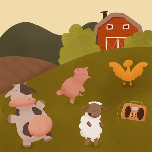 Farm Animal Art Print