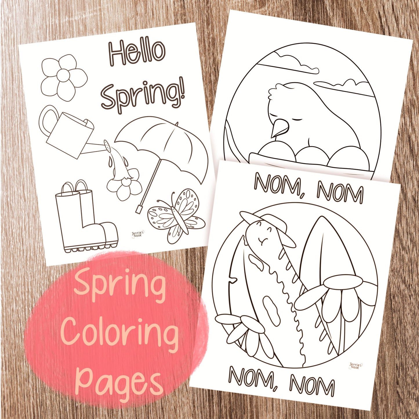 Spring Coloring Pages