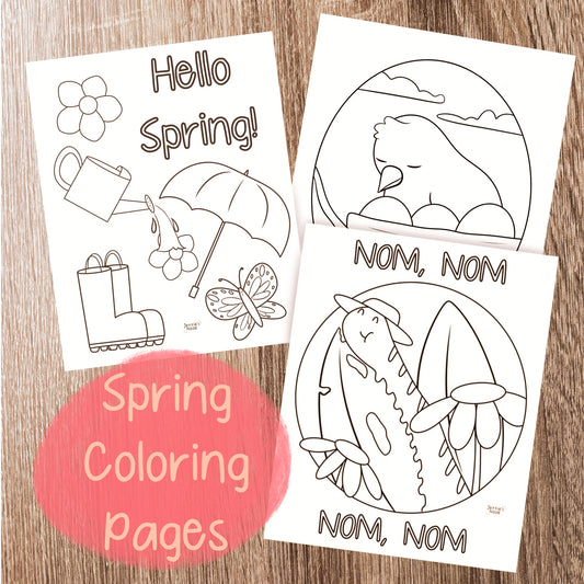 Spring Coloring Pages