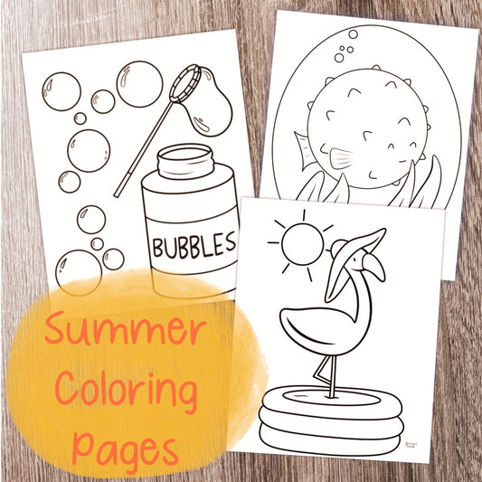 Summer Coloring Pages