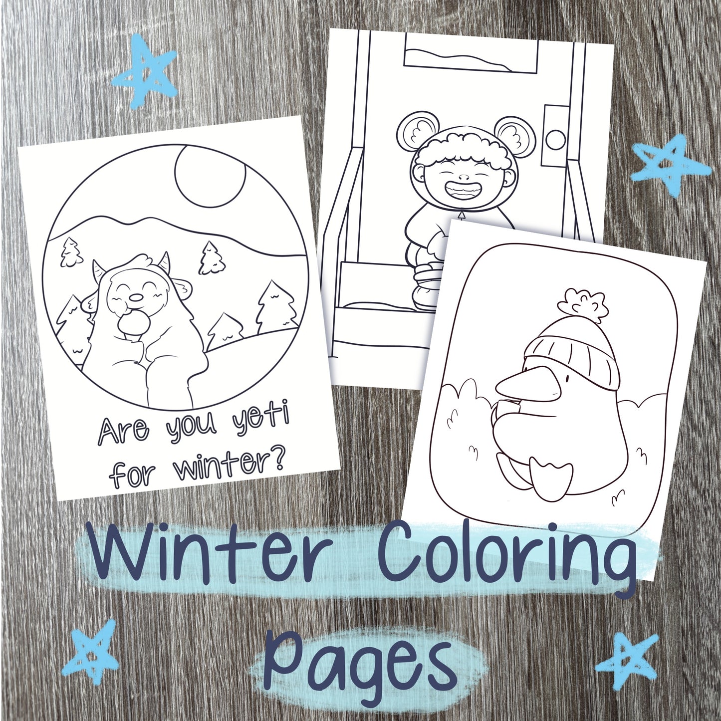 Winter Coloring Pages