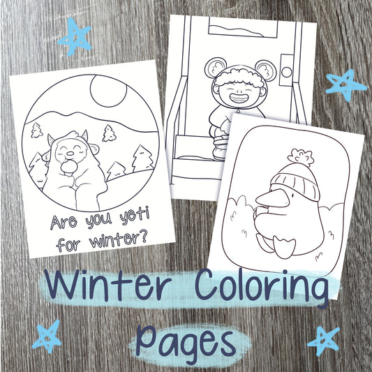 Winter Coloring Pages